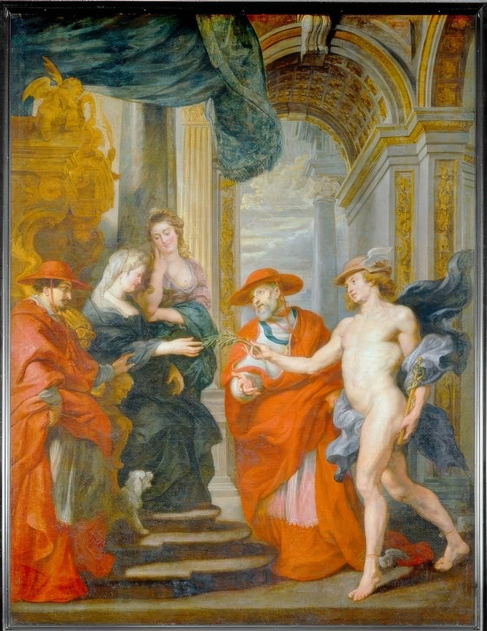 Le Traité d’Angouleme, 30. huhtikuuta 1619 tekijältä Peter Paul Rubens
