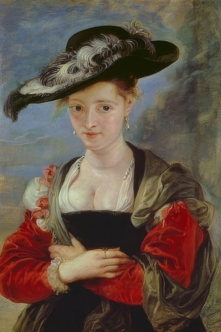 Le chapeau de Paille. Susanna Lundenin muotokuva (?). Luultavasti 1622-25 tekijältä Peter Paul Rubens
