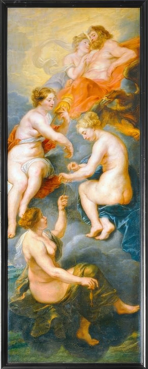 Les Parques filant le destin de la reine Marie de Médicis tekijältä Peter Paul Rubens