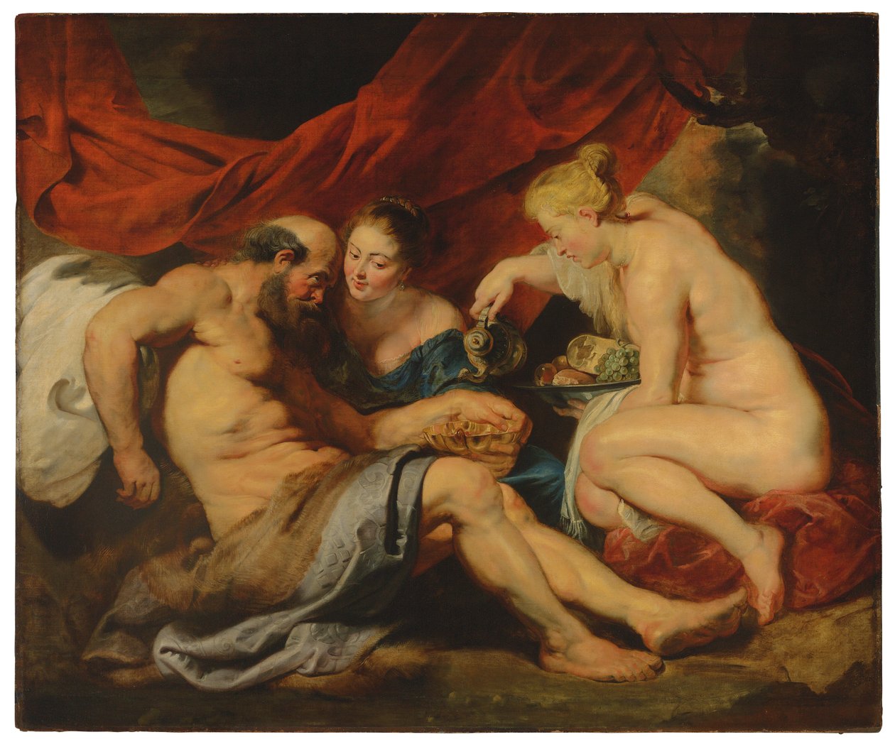 Loot ja hänen tyttärensä tekijältä Peter Paul Rubens