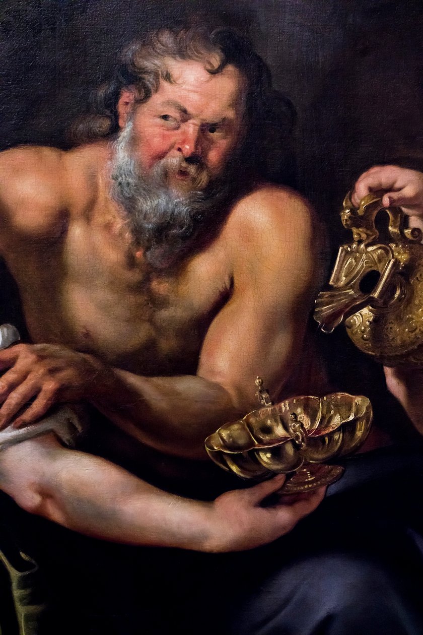 Lot ja hänen tyttärensä, n. 1610 (Öljy kankaalle) tekijältä Peter Paul Rubens