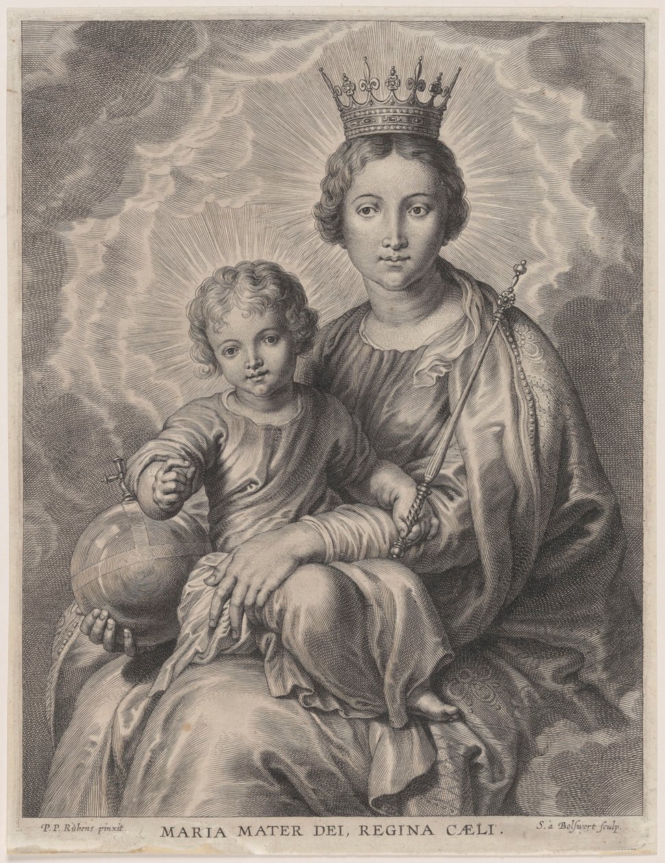 Madonna tekijältä Peter Paul Rubens