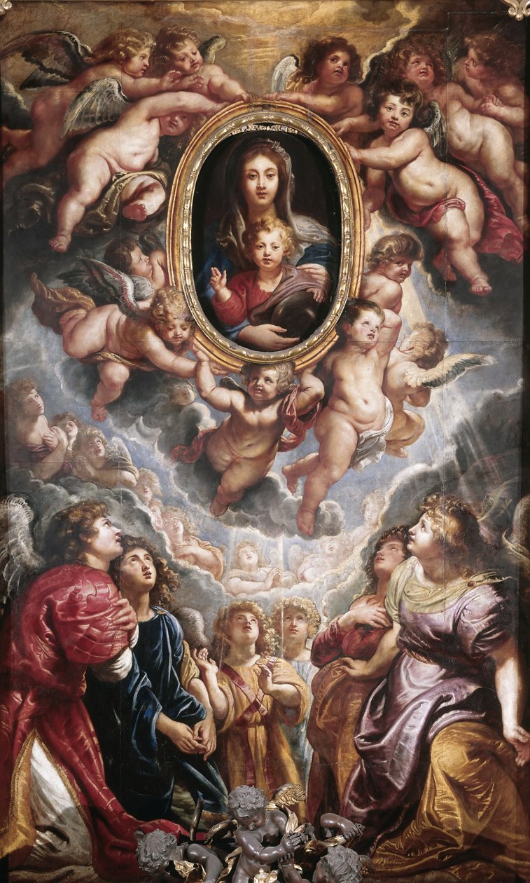 Madonna Vallicellasta, 1606-1608. tekijältä Peter Paul Rubens