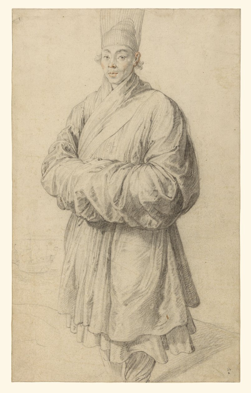 Mies korealaisessa asussa tekijältä Peter Paul Rubens