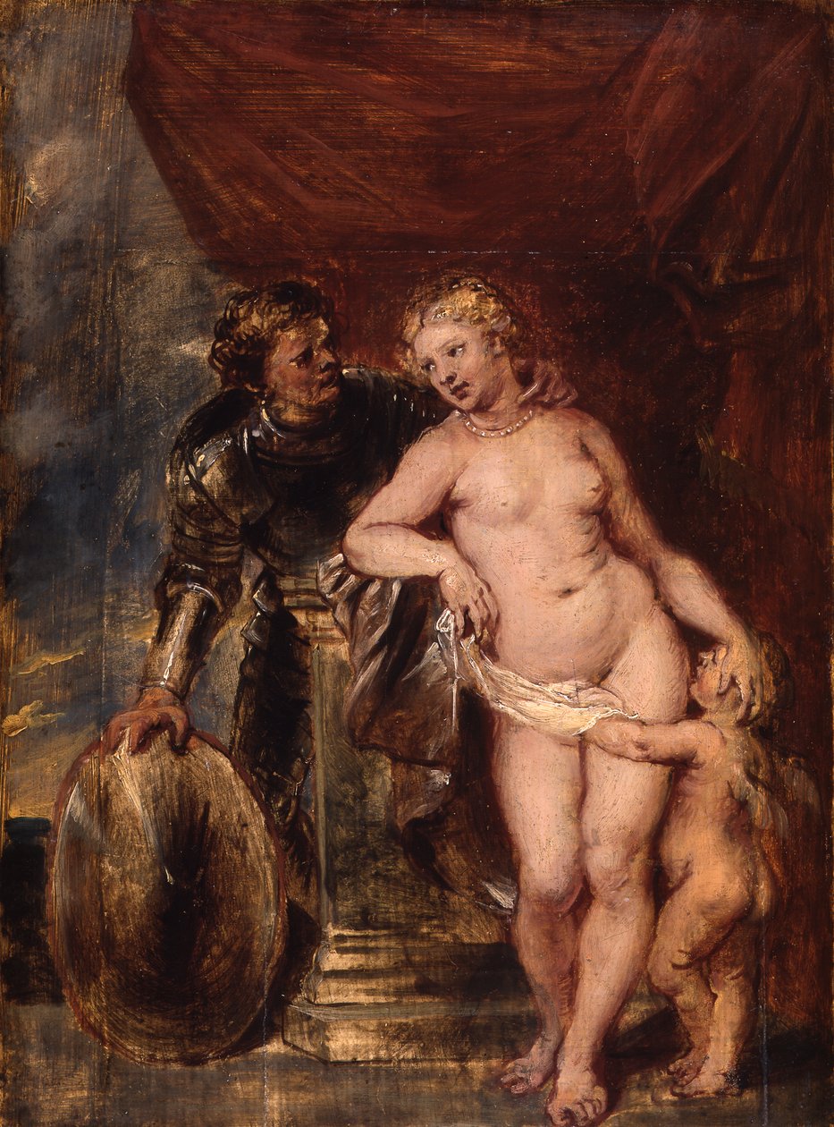 Mars, Venus ja Amor tekijältä Peter Paul Rubens