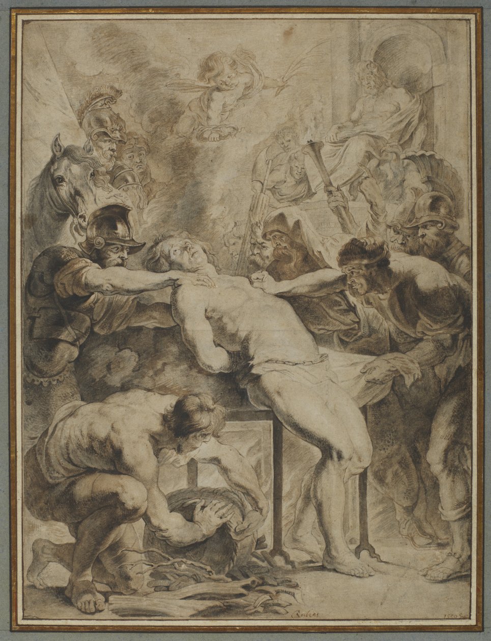 Pyhän Laurentiuksen marttyyrikuolema, 1550 tekijältä Peter Paul Rubens