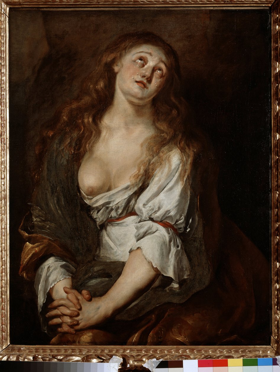 Maria Magdaleena (öljy kankaalle tekijältä Peter Paul Rubens
