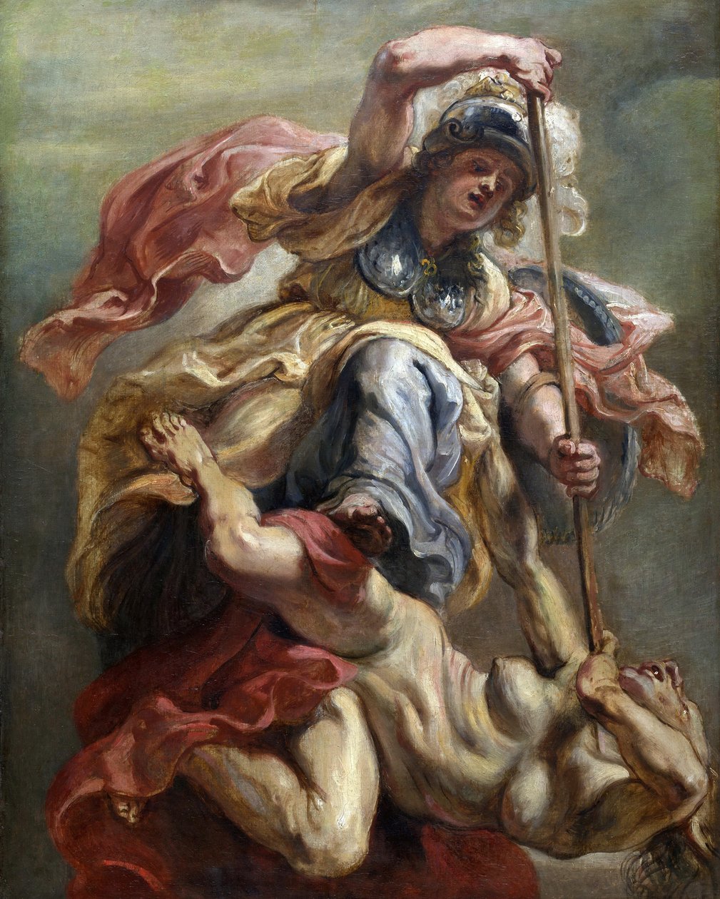 Minerva viisautta valloittavana kapinallisena vuosina 1632–1634. tekijältä Peter Paul Rubens