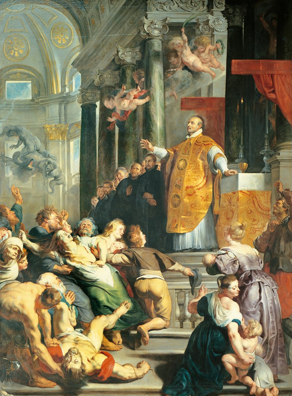 Pyhän Ignatius Loyolalaisen ihme tekijältä Peter Paul Rubens