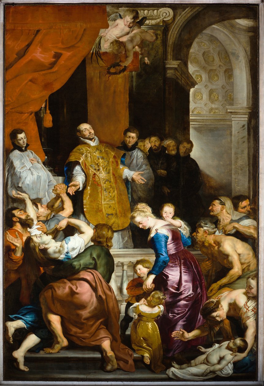 Pyhän Ignatiuksen Loyolalaisen ihmeet – 1620 tekijältä Peter Paul Rubens
