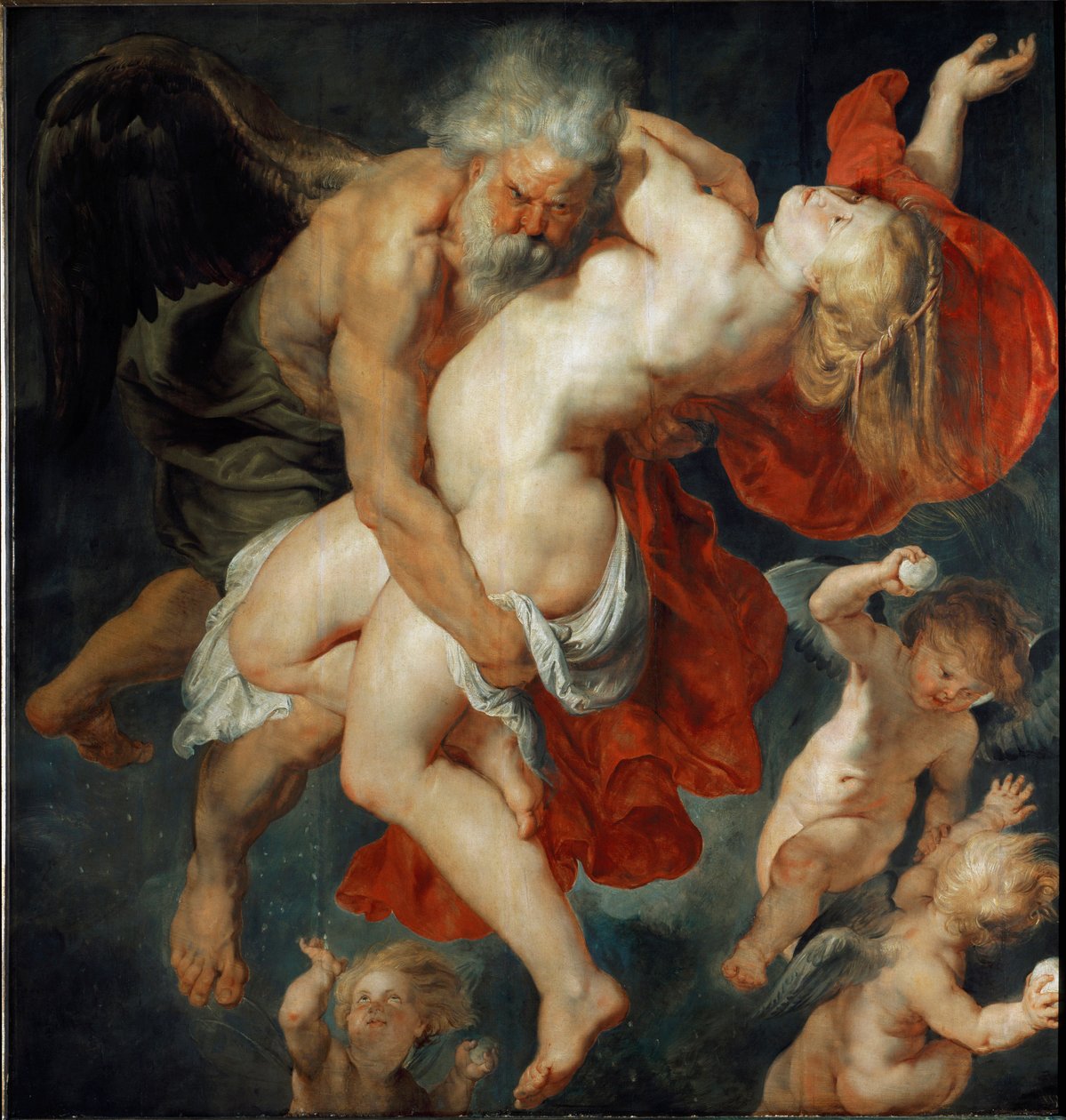 Orithye, Ateenan prinsessa, ottaa pois Boree (maalaus tekijältä Peter Paul Rubens