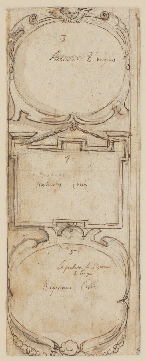 Koristekehykset (Creation of Animalsin verso), n. 1610 tekijältä Peter Paul Rubens