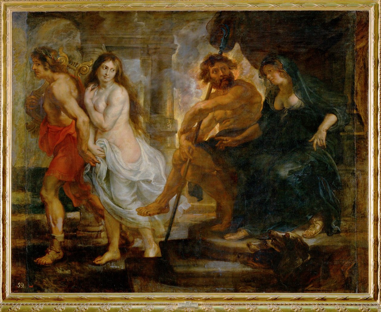 Orfeus ja Euridice sekä Pluto ja Proserpina (maalaus kankaalle) tekijältä Peter Paul Rubens