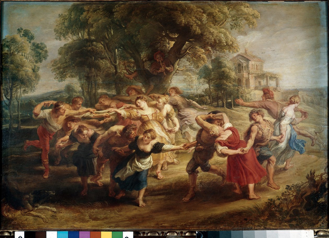 Talonpoikatanssi (öljy kankaalle tekijältä Peter Paul Rubens