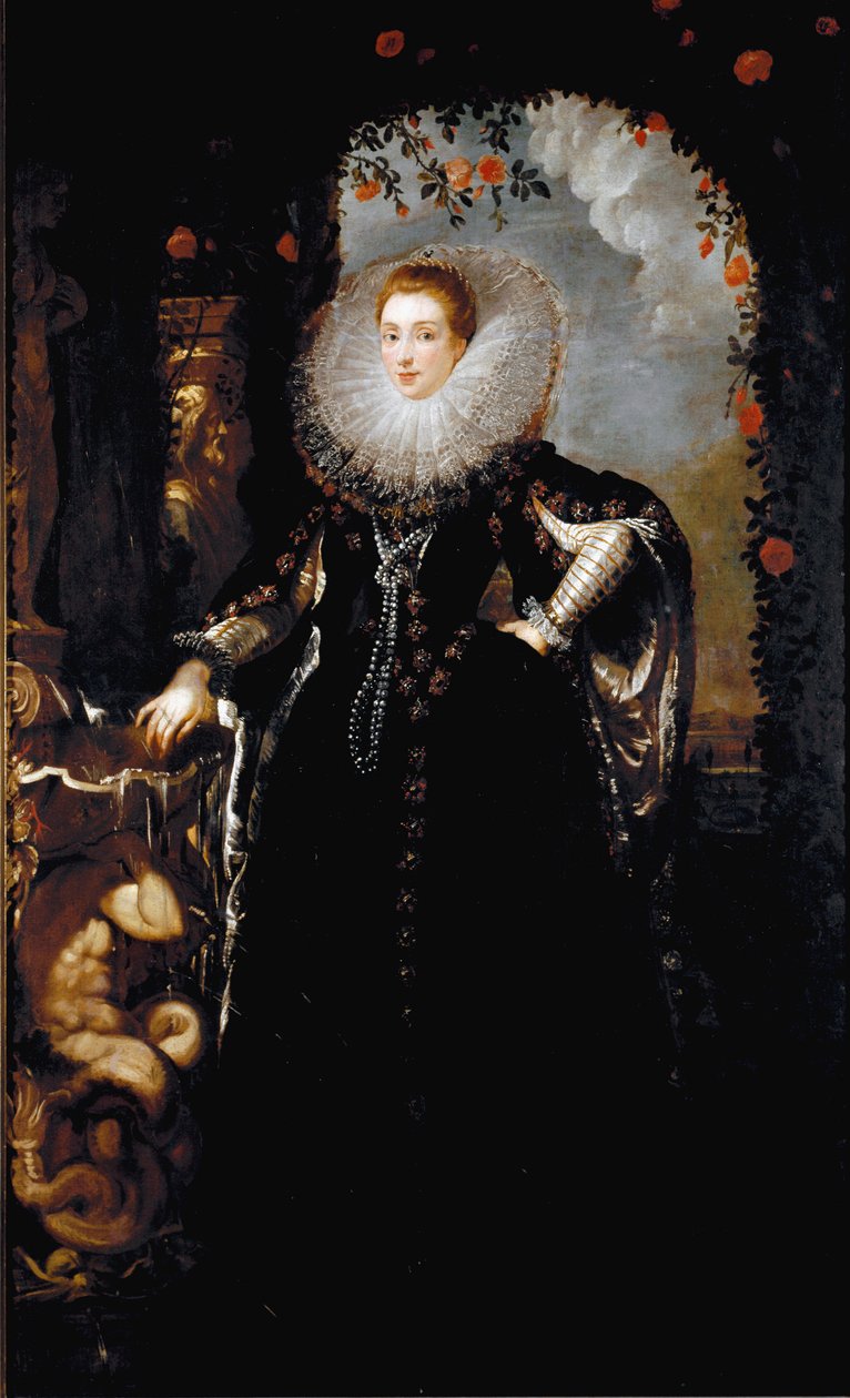 Giovanna Spinola Pavesen muotokuva (öljy kankaalle tekijältä Peter Paul Rubens