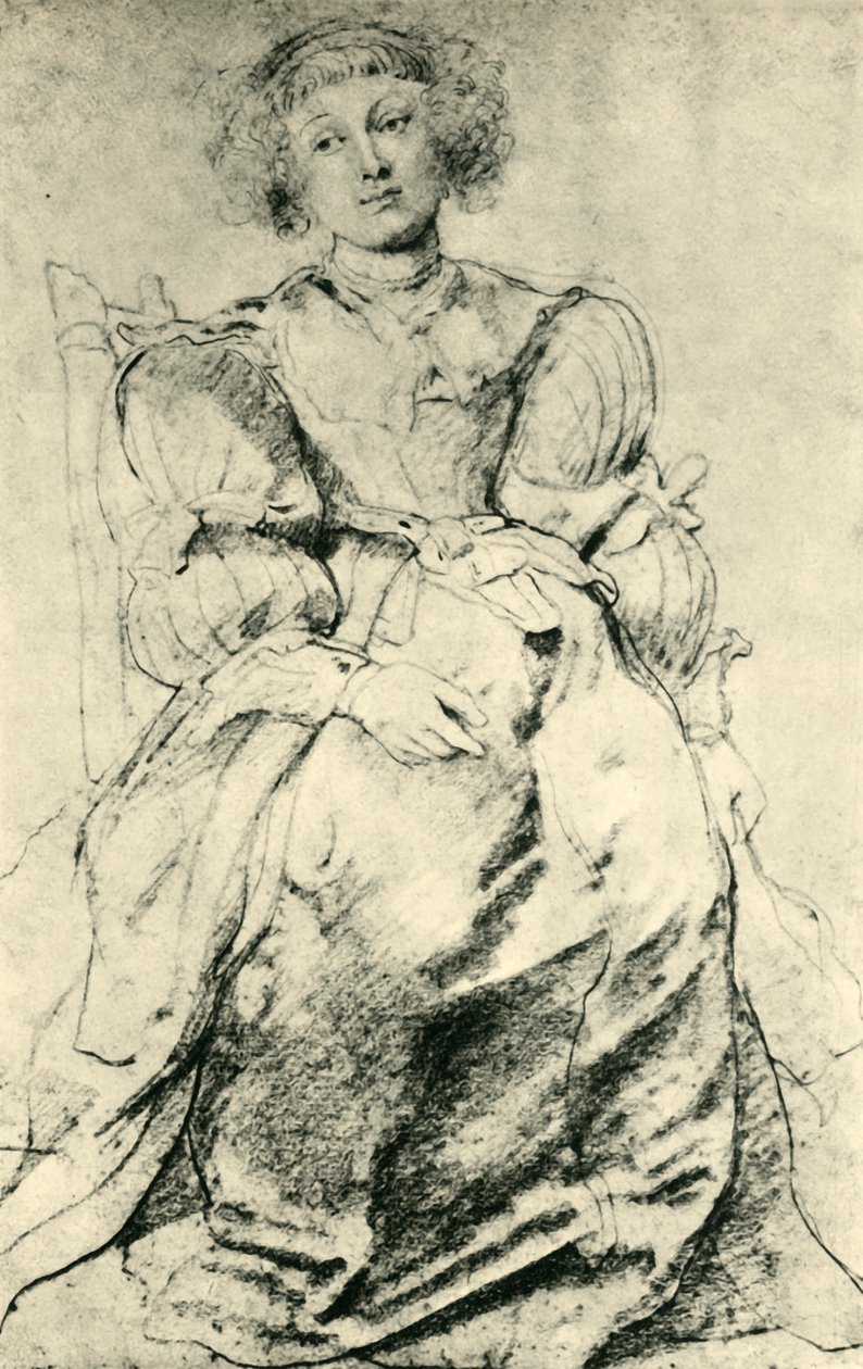 Helene Fourmentin muotokuva, c1630-1631, 1943. tekijältä Peter Paul Rubens