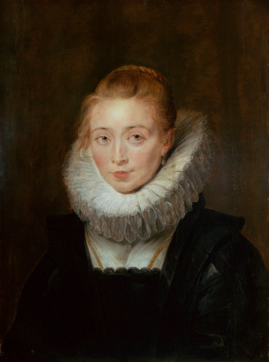 Muotokuva odottavasta naisesta Isabella-lapselle, 1620-luku. tekijältä Peter Paul Rubens