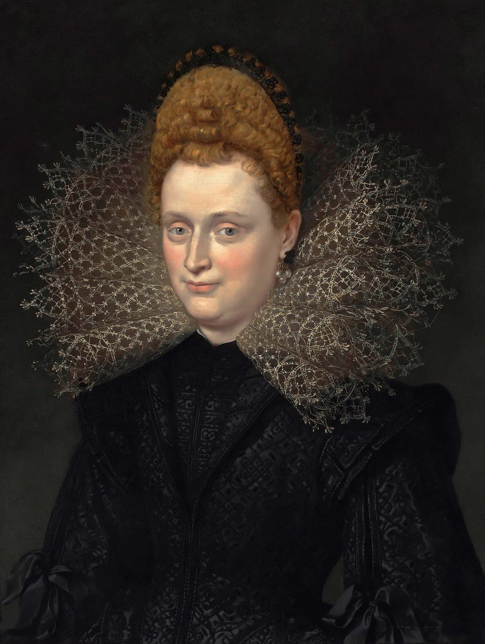 Margherita Gonzagan muotokuva, Lorrainen herttuatar 1591-1632. tekijältä Peter Paul, Rubens