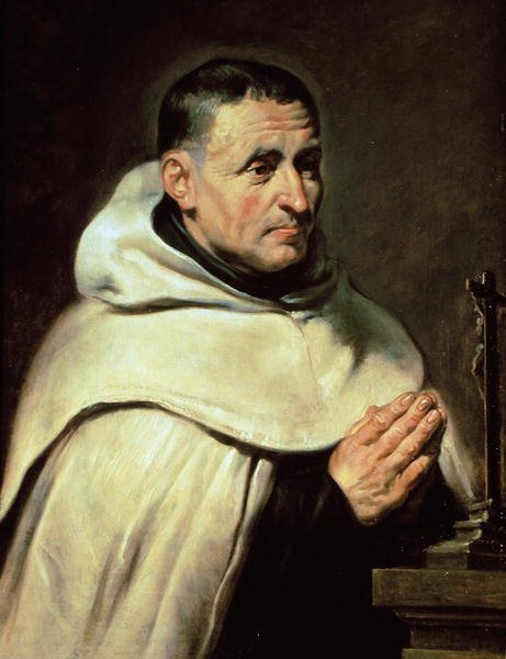 Karmeliittipriorin muotokuva (öljy puulle) tekijältä Peter Paul Rubens