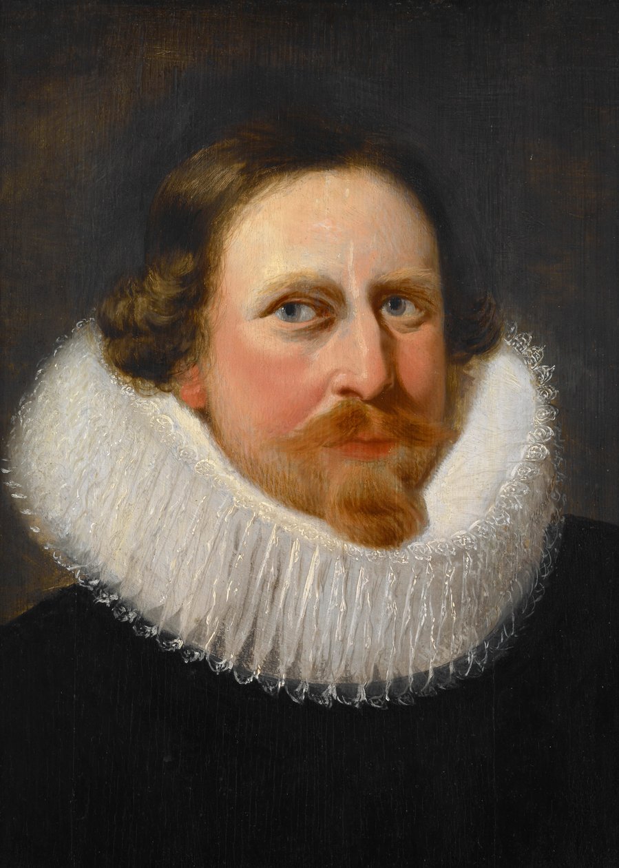 Miehen muotokuva poimukauluksessa tekijältä Peter Paul Rubens