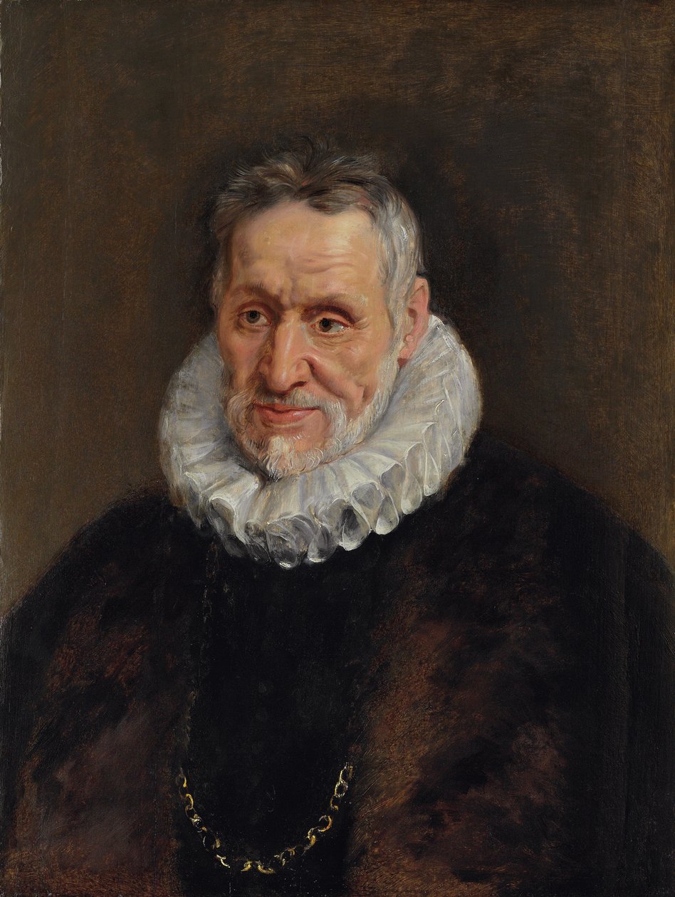 Muotokuva parrakkaasta miehestä tekijältä Peter Paul Rubens