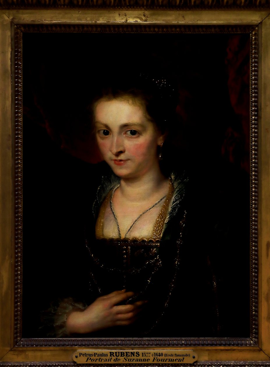 Naisen muotokuva. Suzanna Fourmentin muotokuva tekijältä Peter Paul Rubens