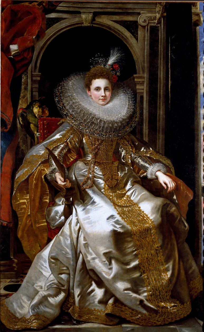 Markiisi Maria Serra Pallavicinon muotokuva (öljy kankaalle tekijältä Peter Paul Rubens