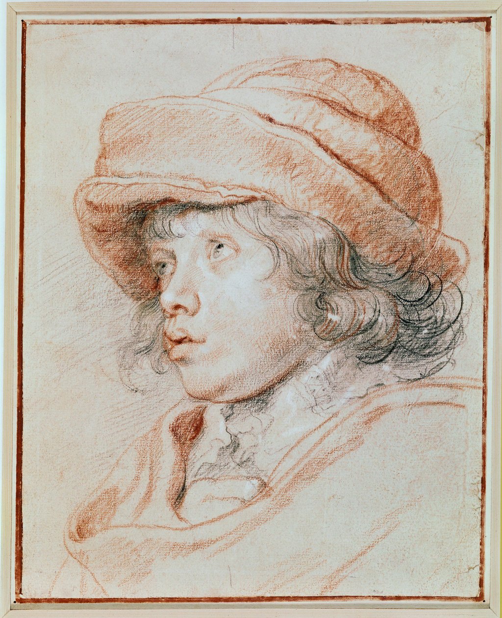Muotokuvatutkimus Nicolas-pojasta (musta, punainen ja valkoinen liitu). tekijältä Peter Paul Rubens