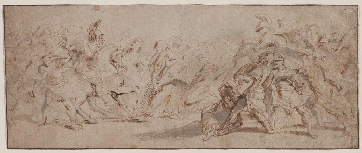 Roomalaisten ja sabiinien sovinto, n. 163235. tekijältä Peter Paul Rubens