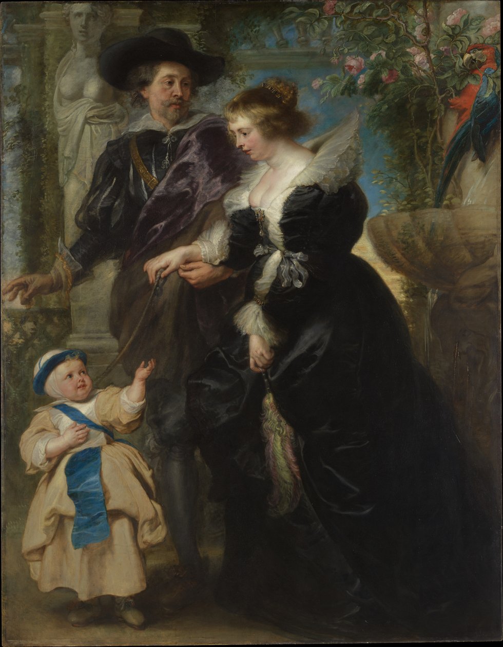Rubens, Helena Fourment (1614-1673) ja heidän poikansa Frans (1633-1678) tekijältä Peter Paul Rubens