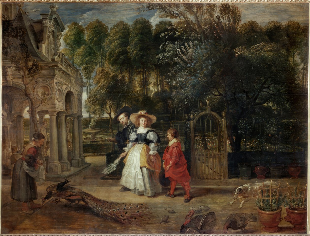 Rubens und seine zweite Frau im Garten tekijältä Peter Paul Rubens