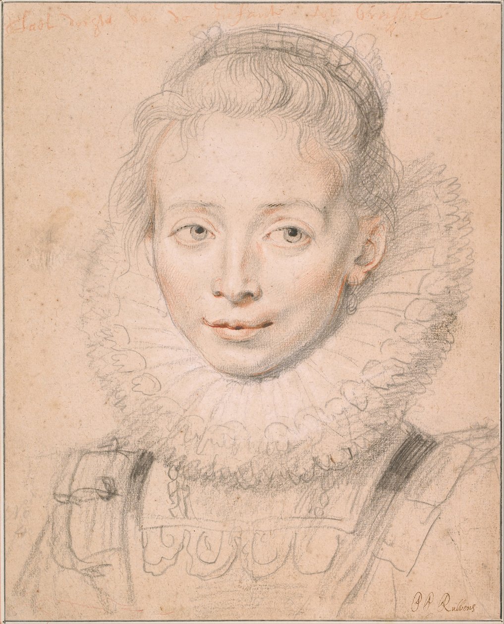 Rubenssin tytär Clara Serena Niin kutsuttu Infanta Isabellan kunnianeito, n. 1623 tekijältä Peter Paul Rubens