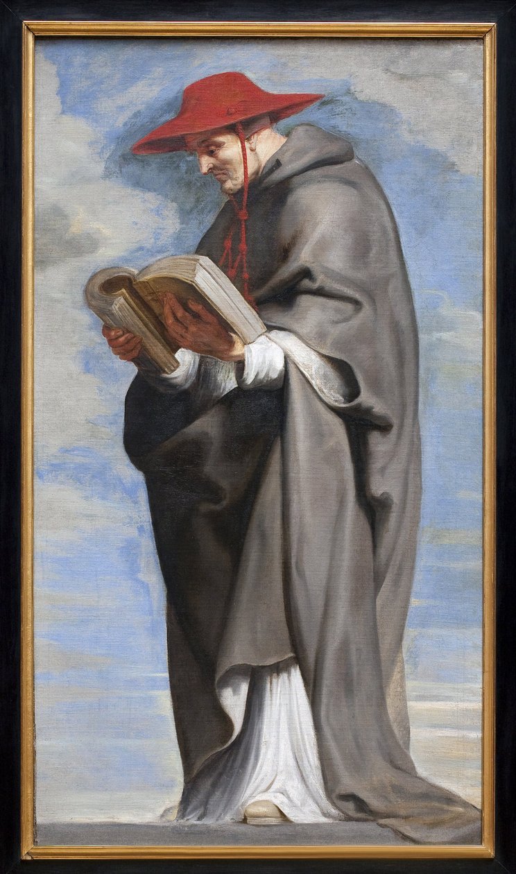 Saint Bonaventure. (Pyhän Francoisin riipus hurmiossa). Contre Reformen teologit kunnioittivat tämän pyhimyksen oppia, jota fransiskaaninen koulu ei arvostanut 1500-luvun loppuun asti. Kohtauksia tämän pyhimyksen elämästä ar tekijältä Peter Paul Rubens