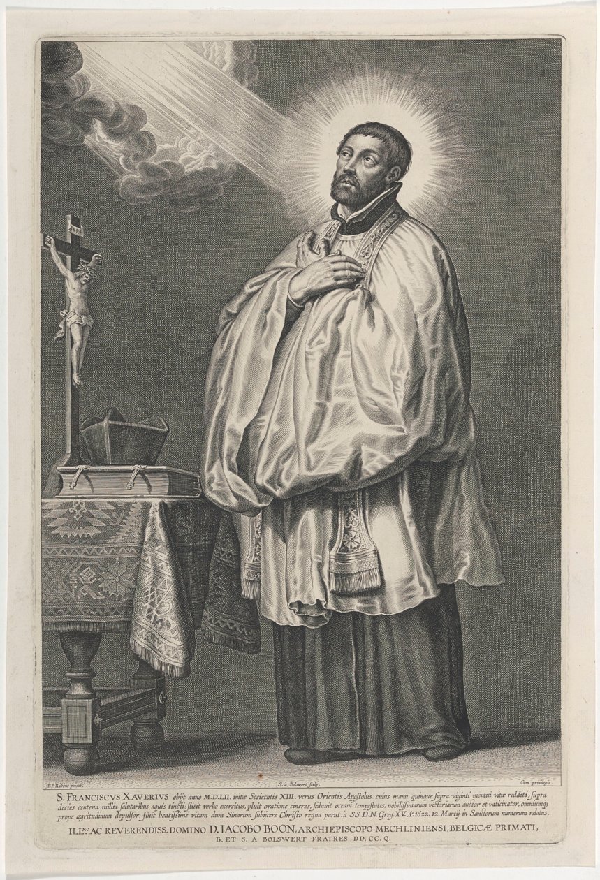 Pyhä Frans Xaver tekijältä Peter Paul Rubens