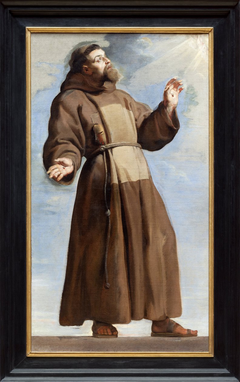 Saint Francois in Estasy (öljy kankaalle) tekijältä Peter Paul Rubens