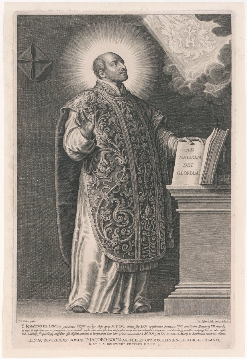 Pyhä Ignatius Loyola tekijältä Peter Paul Rubens