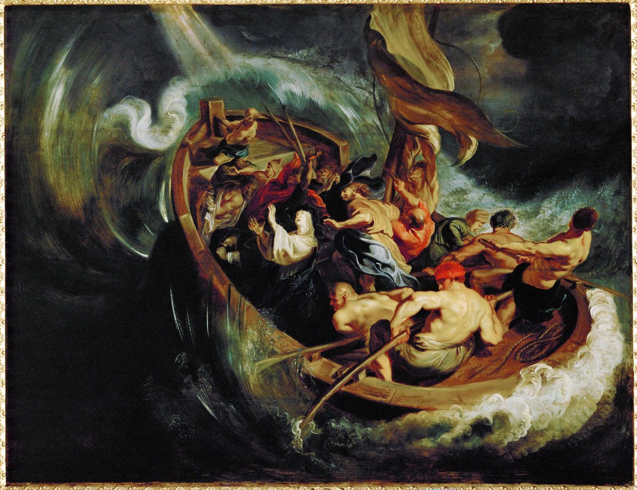 Pyhä Walburga ja laivan ihme tekijältä Peter Paul Rubens