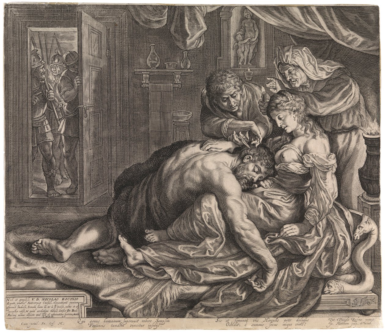 Samson ja Delila tekijältä Peter Paul Rubens