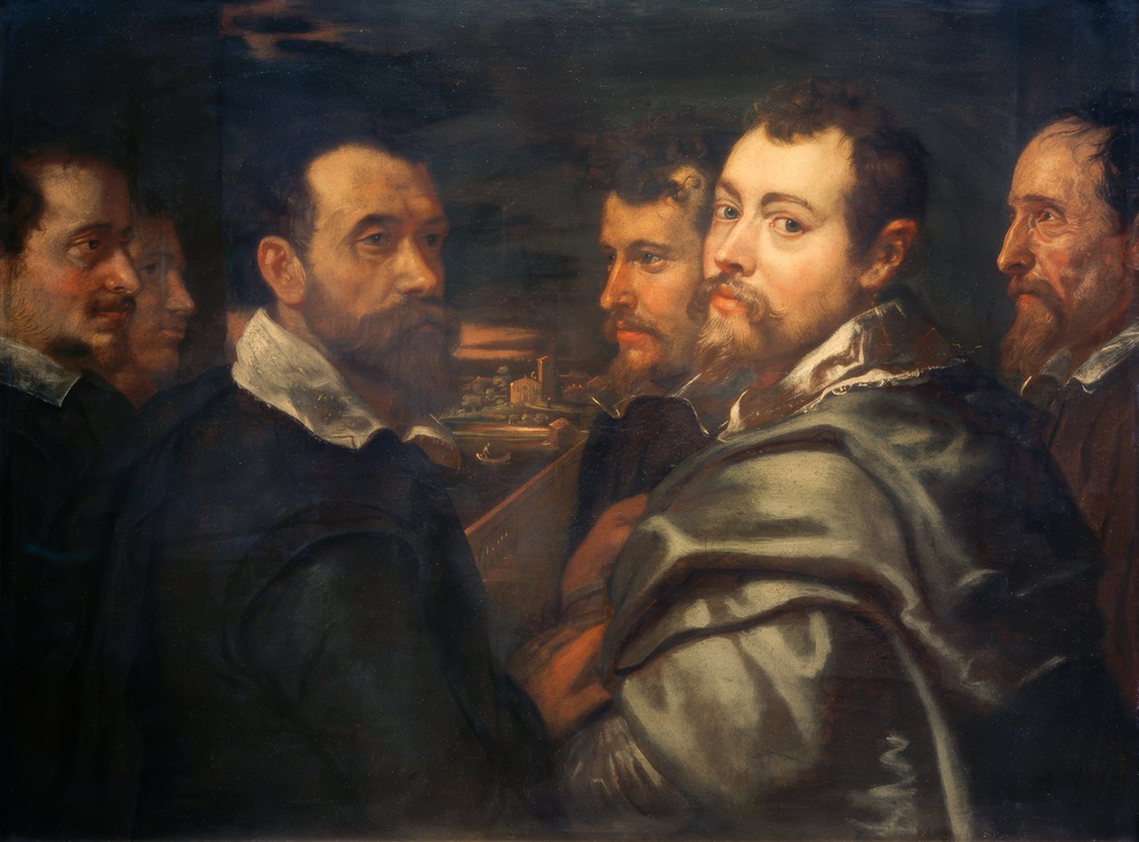 Selbstbildnis im Kreise der Mantuaner Freunde tekijältä Peter Paul Rubens