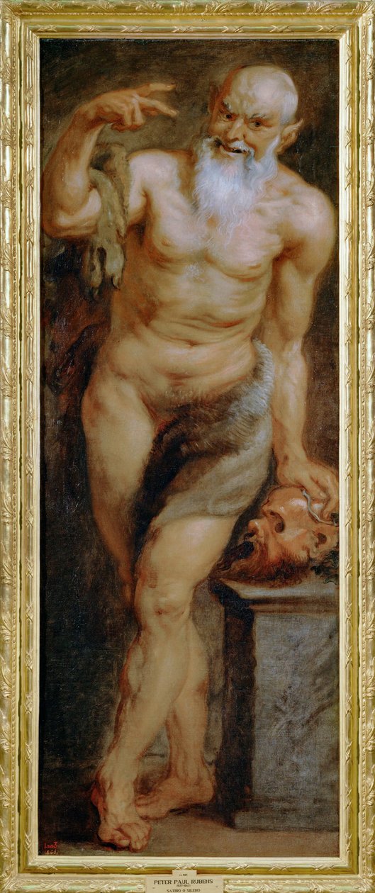 Silen eli fauni, maalattu Torre de La Paradaa varten (maalaus kankaalle). tekijältä Peter Paul Rubens
