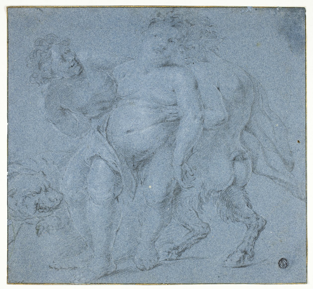 Silenusta tukee kaksi satyyriä tekijältä Peter Paul Rubens