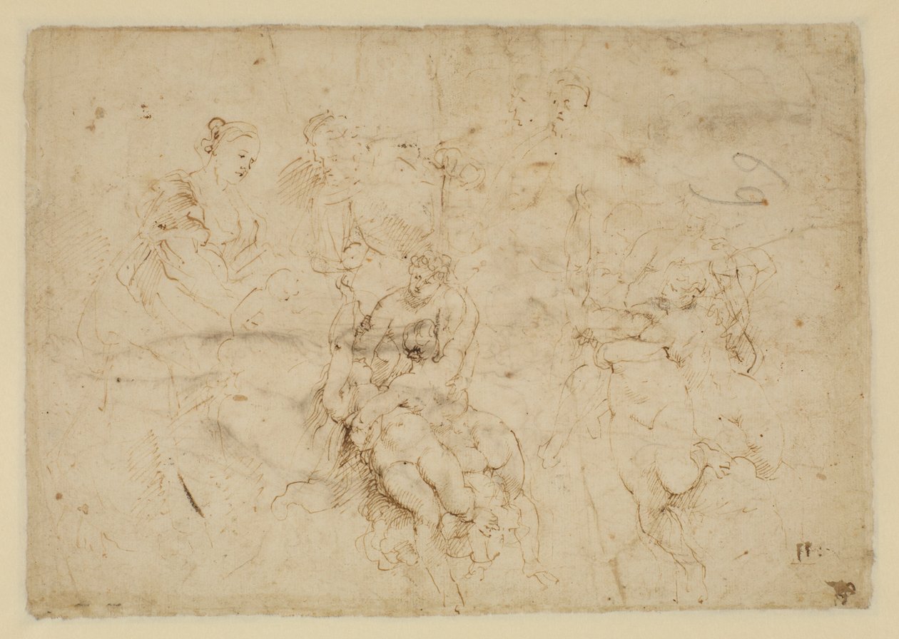 Nukkuvat nymfit tekijältä Peter Paul Rubens