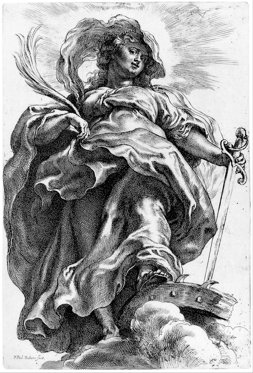Aleksandrian pyhä Katariina tekijältä Peter Paul Rubens