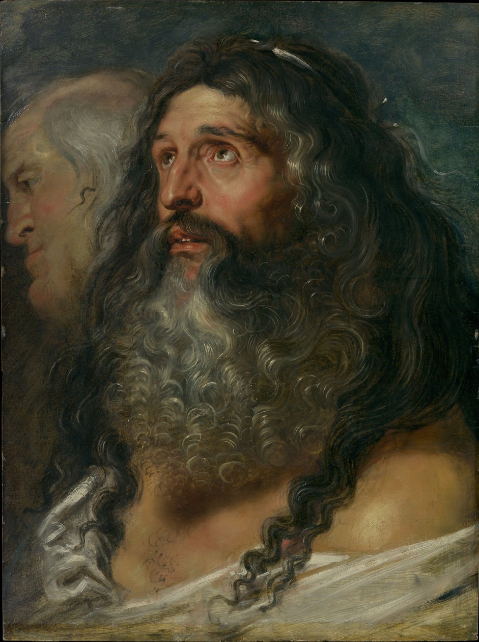 Tutkimus kahdesta päästä, n.1609 tekijältä Peter Paul Rubens