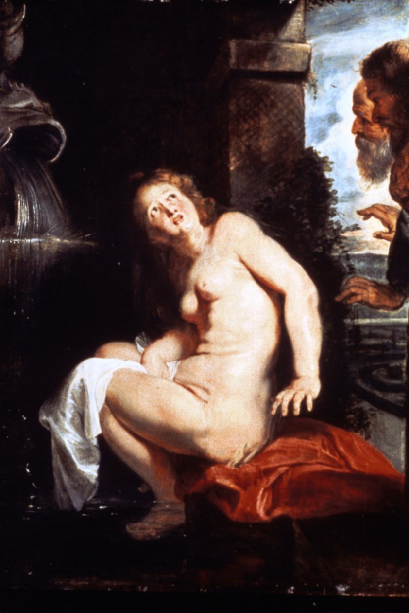 Susanna ja vanhimmat, n. 1614 (öljy kankaalle) tekijältä Peter Paul Rubens