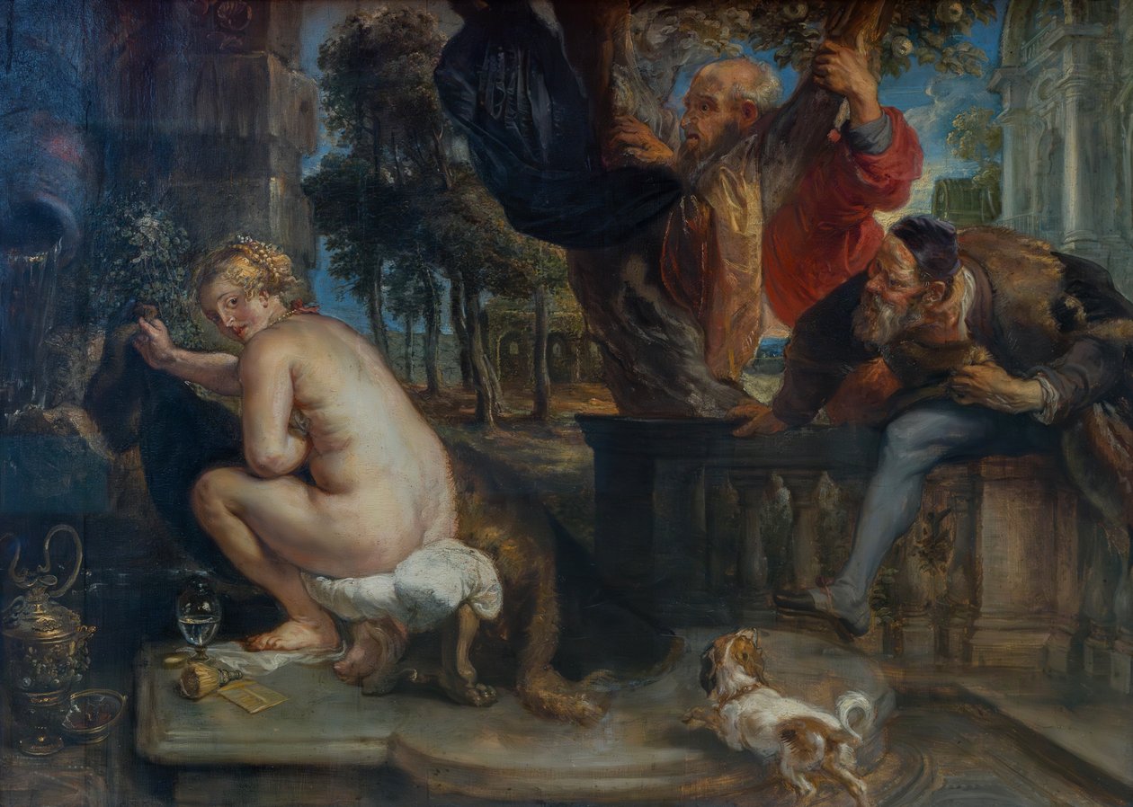 Susanna ja vanhimmat tekijältä Peter Paul Rubens