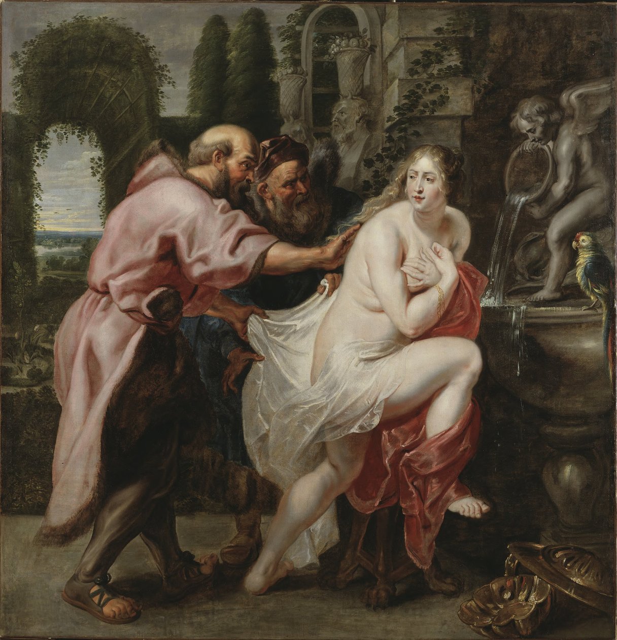 Susanna ja vanhimmat tekijältä Peter Paul Rubens