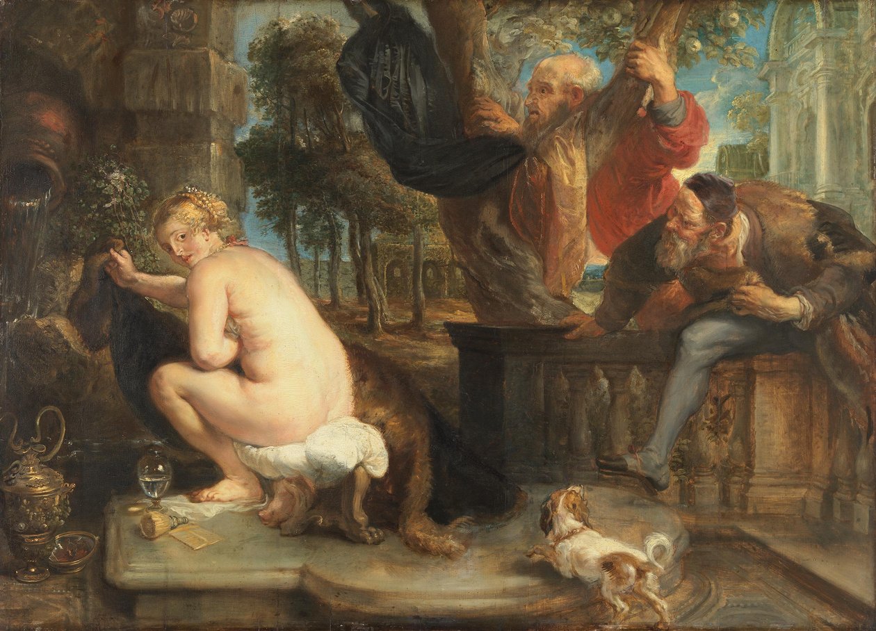 Susanna ja kaksi vanhinta tekijältä Peter Paul Rubens