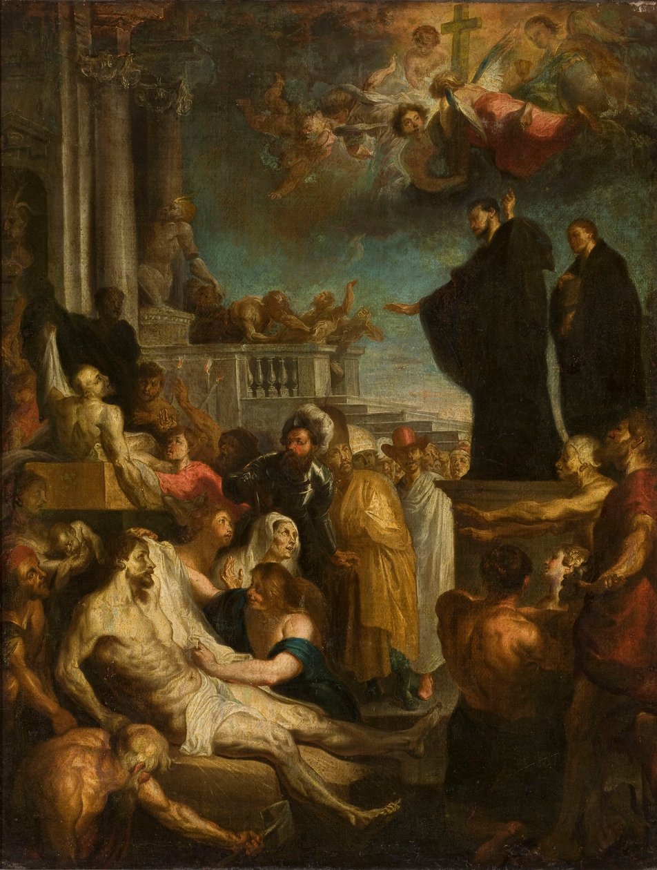 Pyhä Franciscus Xavier parantaa sairaita tekijältä Peter Paul Rubens