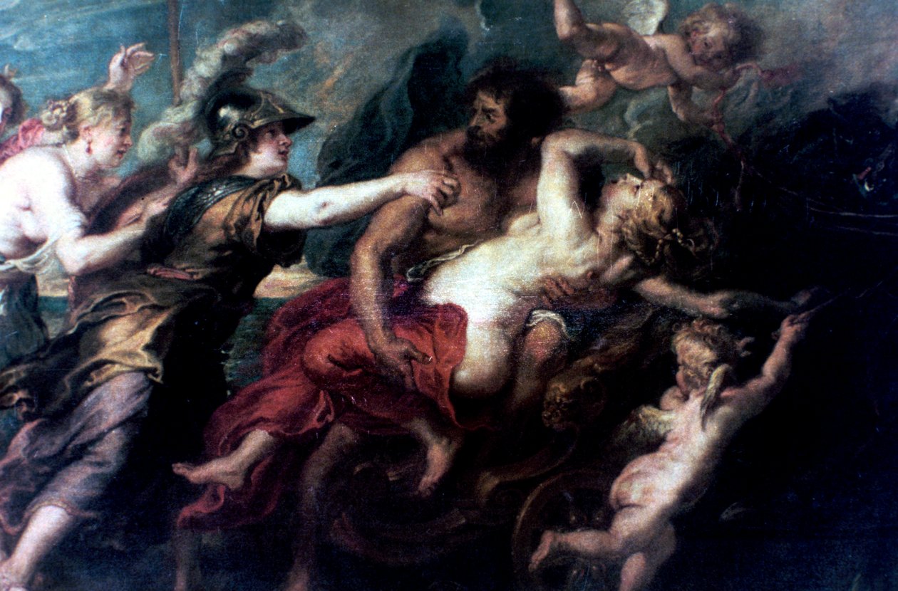 Proserpinan sieppaus, 1632 tekijältä Peter Paul Rubens